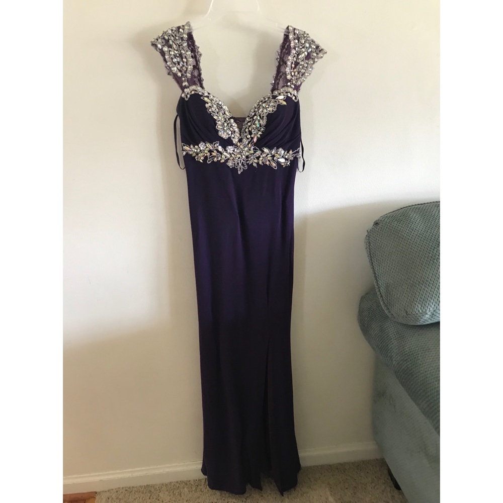 Deep Purple gown